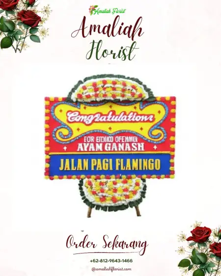 Sewa Papan Bunga Bedagas